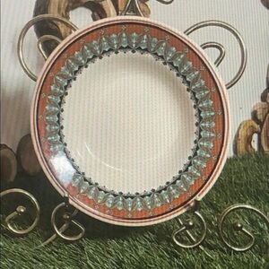 VINTAGE STERLING CHINA DESSERT PLATE